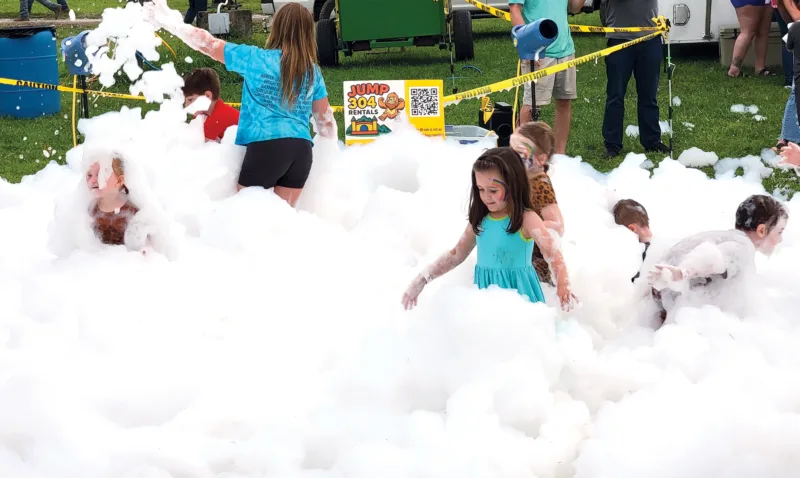 Foamy Fun at the Fair